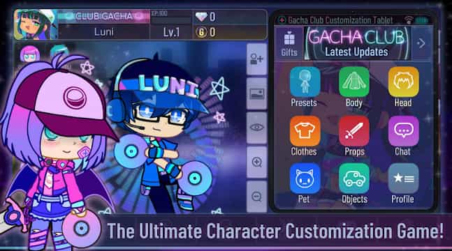 Gacha Club MOD APK Character customize