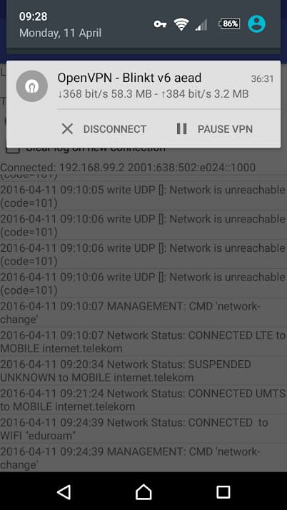 OpenVPN Connect MOD APK High speed connection